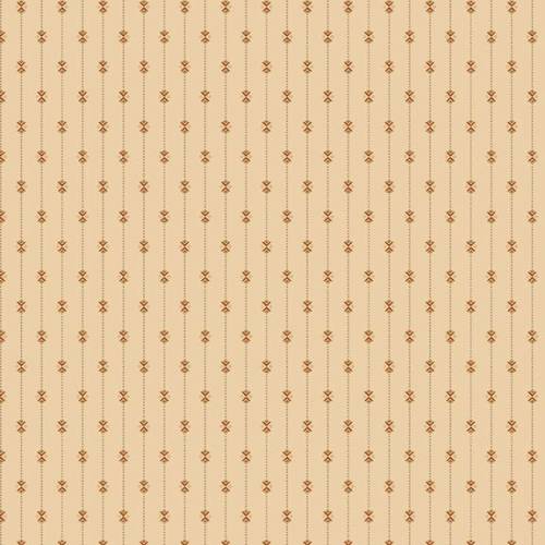 Black Sheep Cottons Bowtie Stripe - Cream