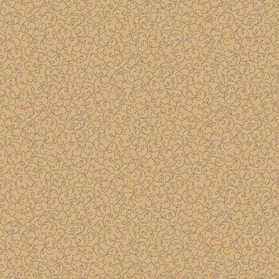 Black Sheep Cottons Wispy Leaf - Beige