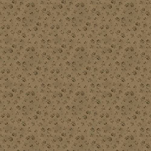 Black Sheep Cottons Country Flowers - Sepia