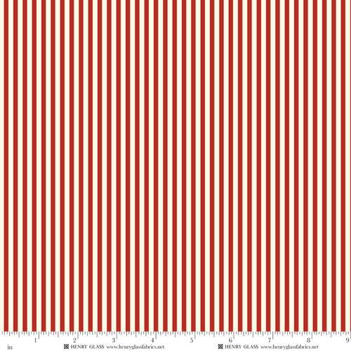Greetings at Christmastide Stripe - Red