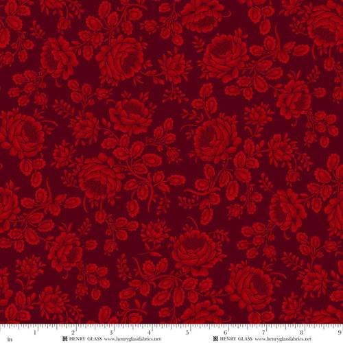 Every Heart Beats True Cottage Roses - Cranberry