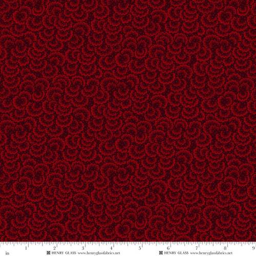 Every Heart Beats True Scalloped Crescents Monotone - Wine
