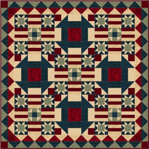 Hometown Parade Table Topper - FREE PATTERN DOWNLOAD