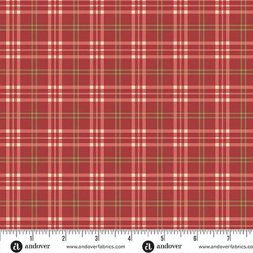 Jingle Bell Pajama Plaid Cranberry