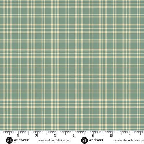 Jingle Bell Pajama Plaid Vintage Blue