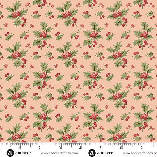 Jingle Bell Holly Branch Strawberry Crème