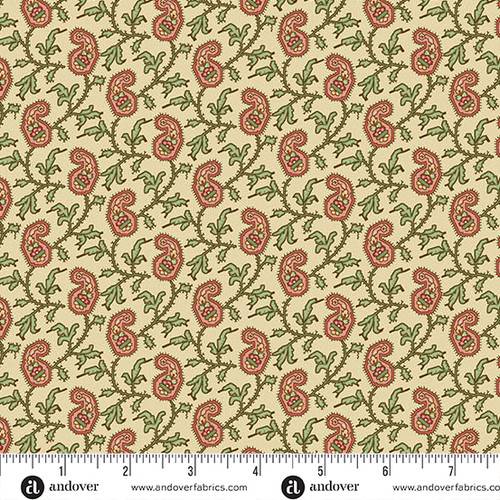 Jingle Bell Paisley Vine Buttercream