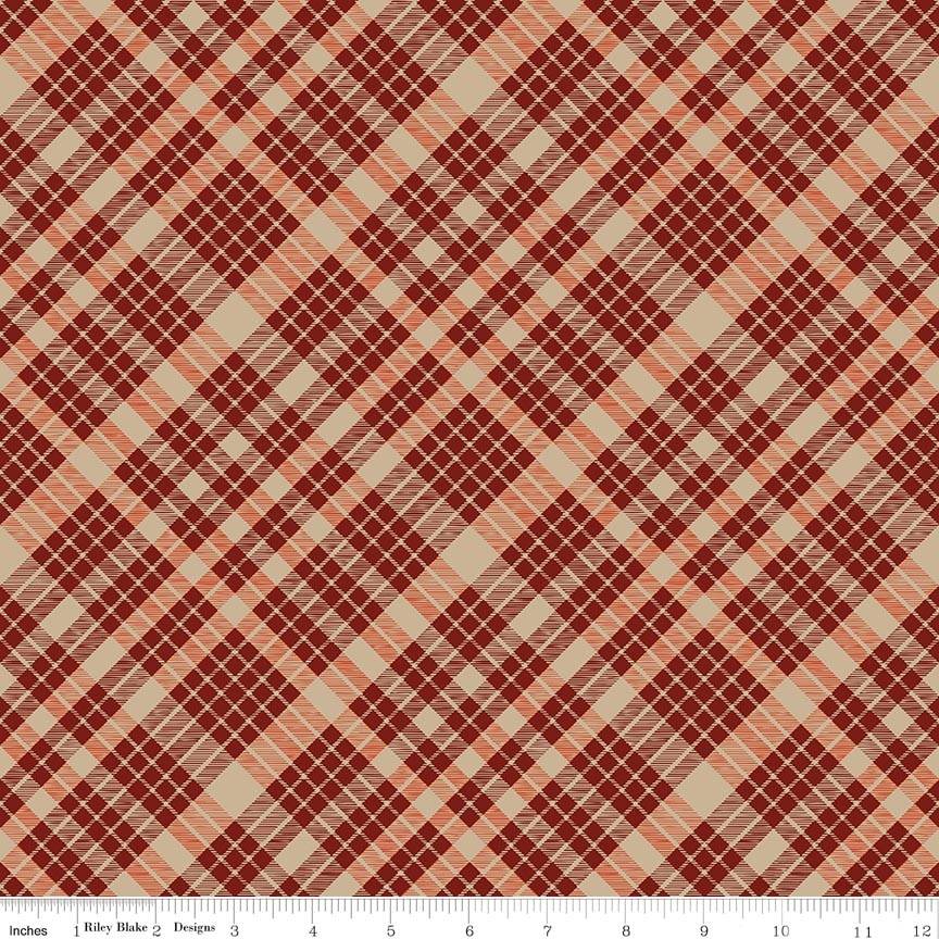 Cozy Autumn Plaid Mahogany
