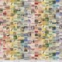 Tim Holtz Palette Canvas Cloth Collage Canvas - Multi image 1