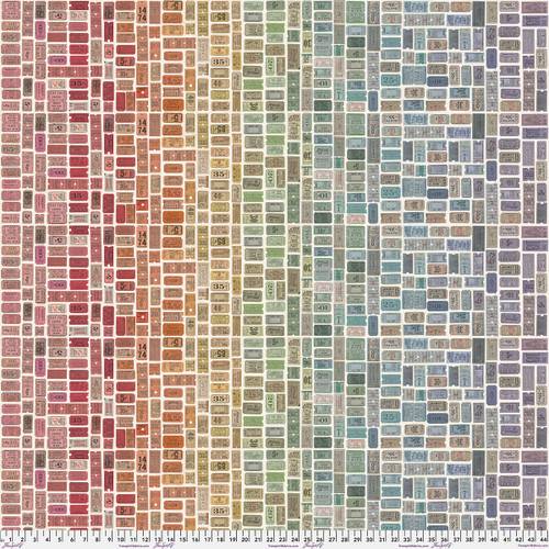 Tim Holtz Palette Canvas Cloth Tickets Canvas - Multi