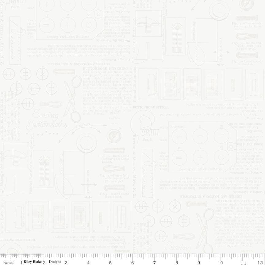Sew America Sewing Notes - White