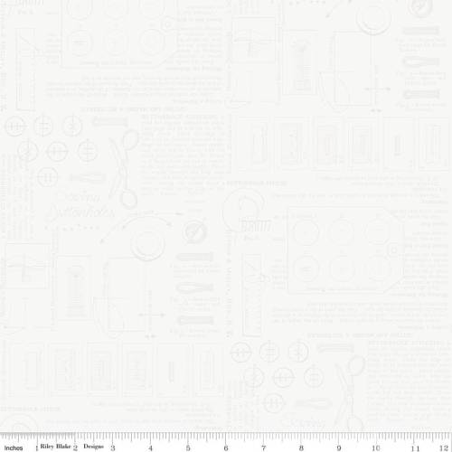 Sew America Sewing Notes - White