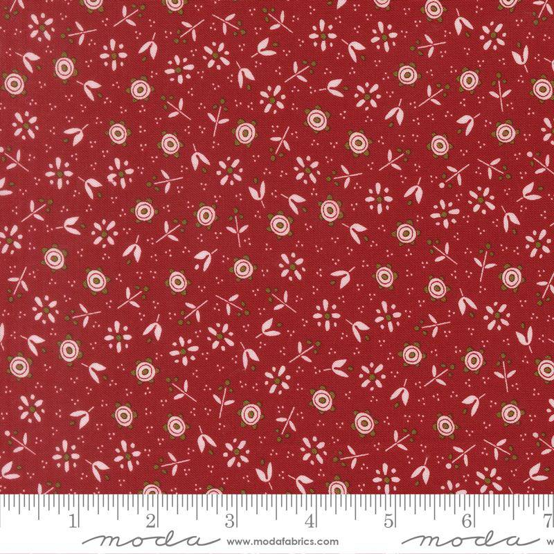 Chilly Christmas Flowers Red