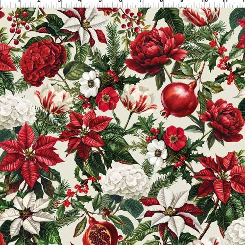 Winter Enchantment Floral - Cream