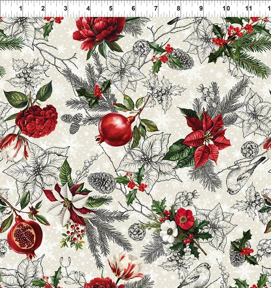 Winter Enchantment Toile - Cream