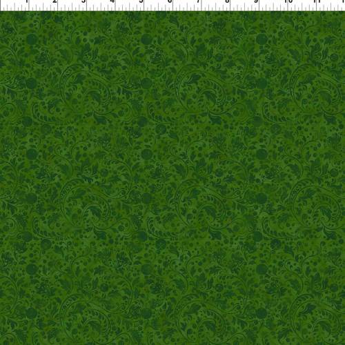 Winter Enchantment Fleur - Dark Green