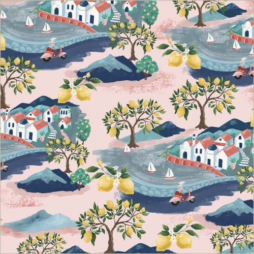 Villa Sol Little Village - Pale Pink