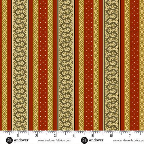 Madison Manor Revisited Thorn Stripe Red