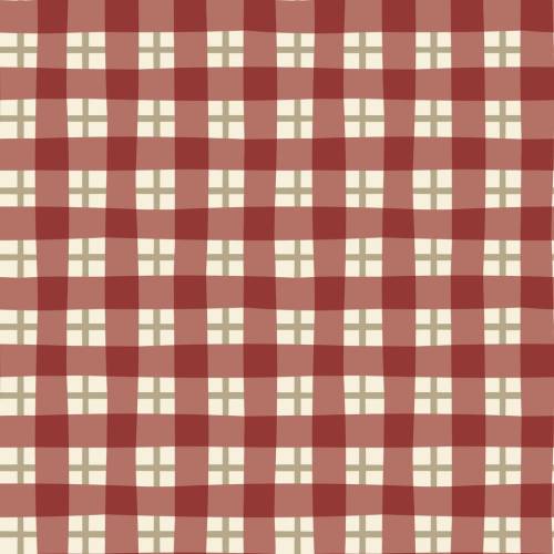 Falling Into Autumn - Autumn Plaid - Baked Clay