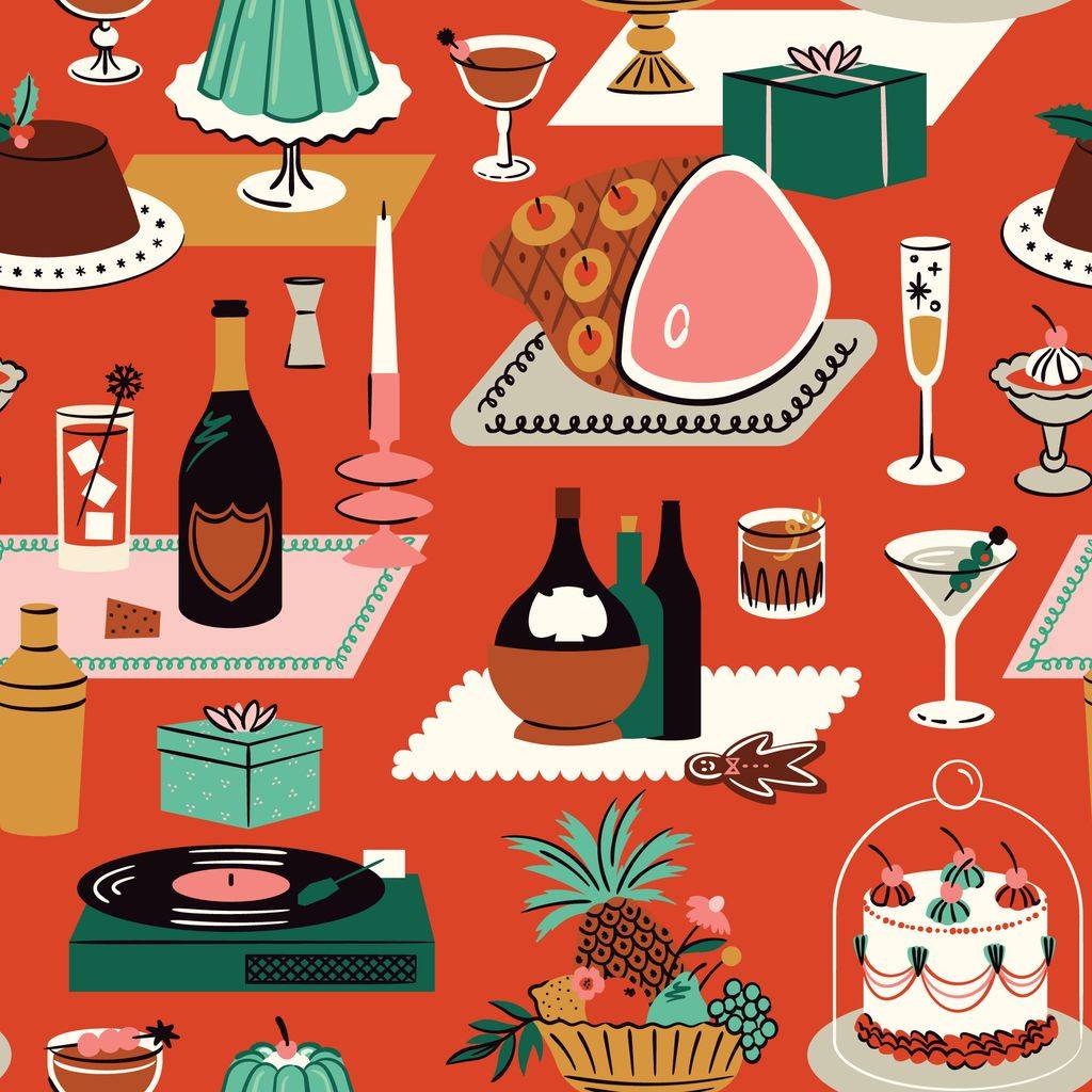 Merry & Mod Holiday Soiree - Red