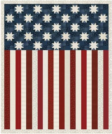 American Valor Panel - Navy/Red