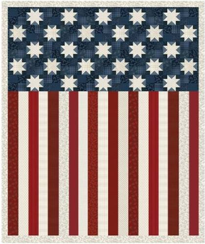 American Valor Panel Navy/Red