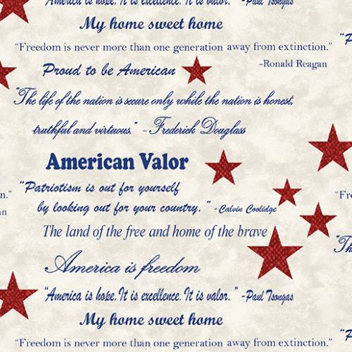 American Valor Words of Valor Light Natural