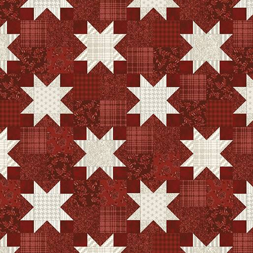 American Valor American Quilt Dark Red