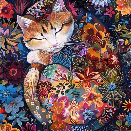 Calico Cat 24" Panel