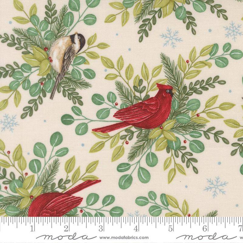 When Snow Falls Winter Birds - Snowy White