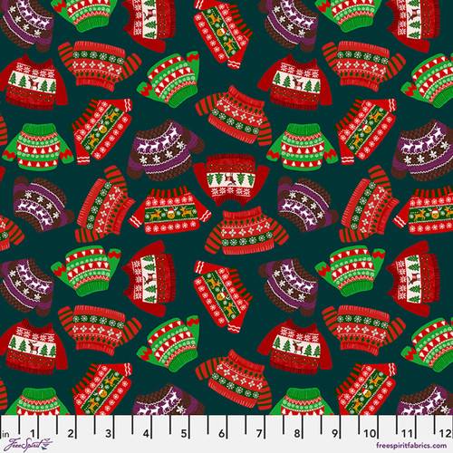 Christmas Pets Holly Sweaters - Spruce