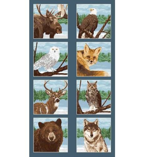 In the Wilderness Panel - Blue