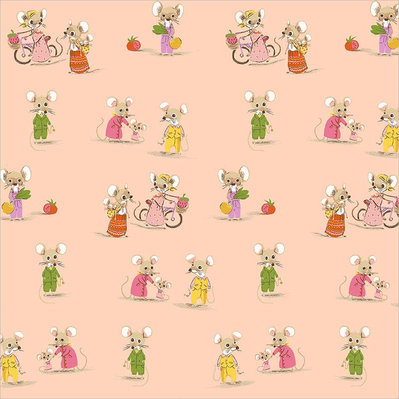 Heather Ross Favorites Country Mouse / City Mouse - Blush