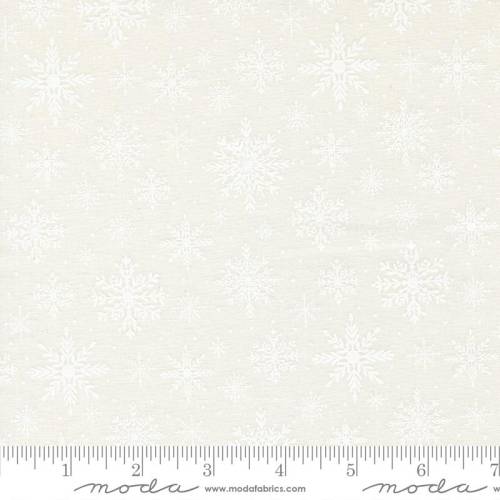 Merrily On High Softly Snowing - White
