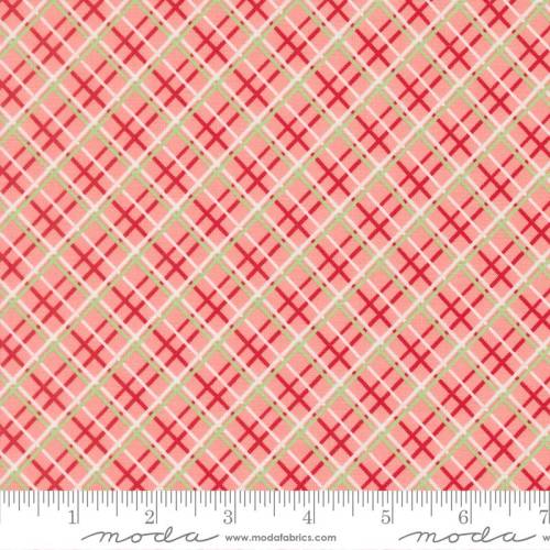 Merrily On High Pretty Plaid Paper - Blush