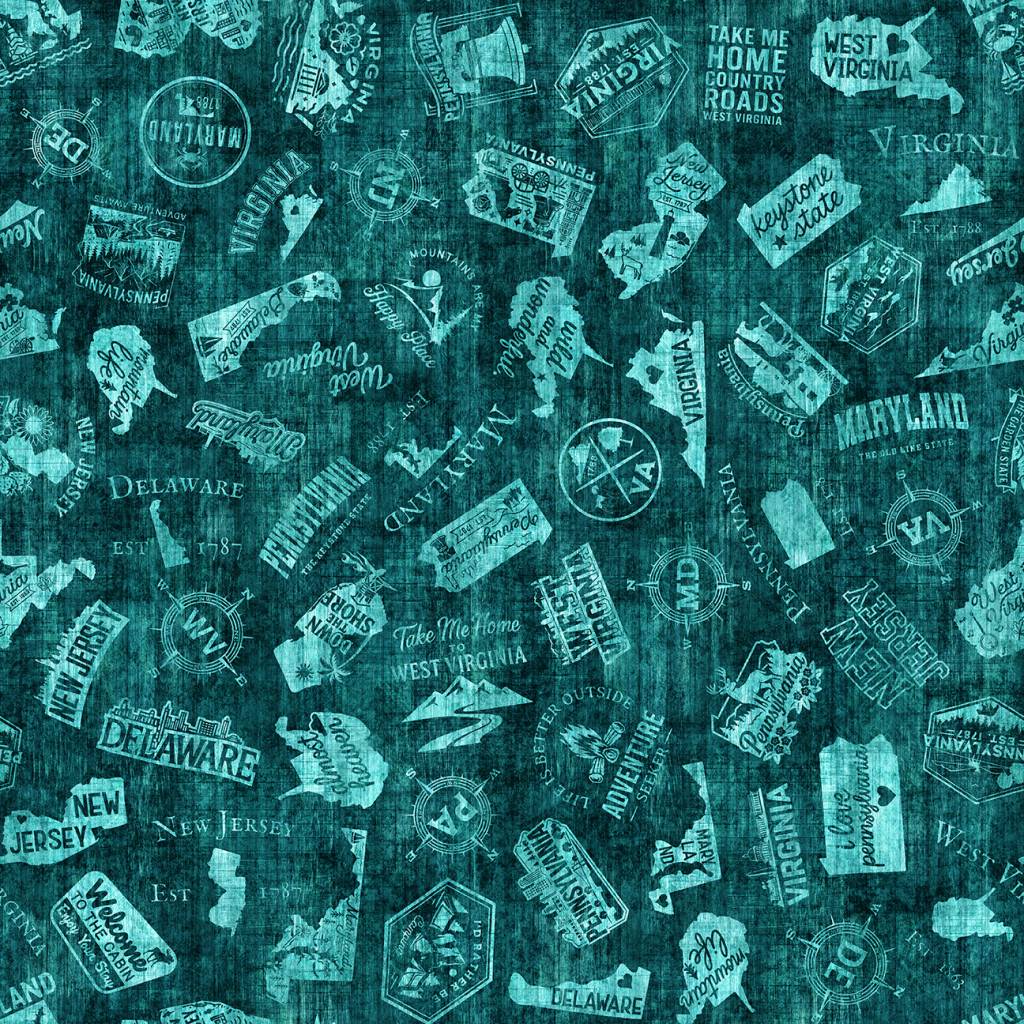 2026 Mid-Atlantic Shop Hop - PREORDER Icons - Dk Teal
