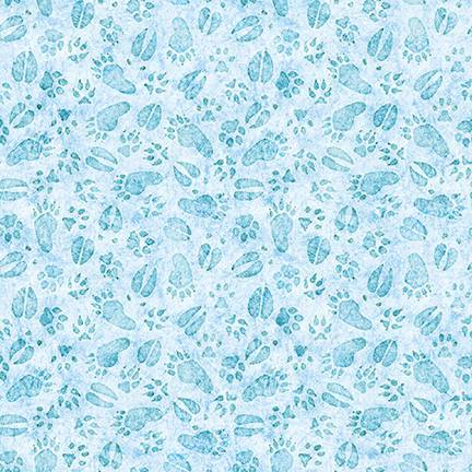 2026 Mid-Atlantic Shop Hop - PREORDER Animal Tracks - Light Blue