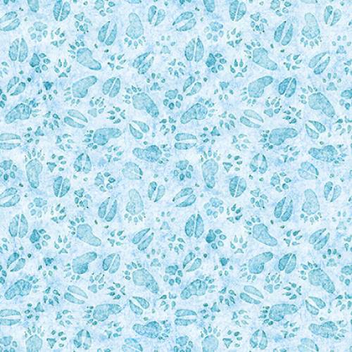 2026 Mid-Atlantic Shop Hop - PREORDER Animal Tracks - Light Blue