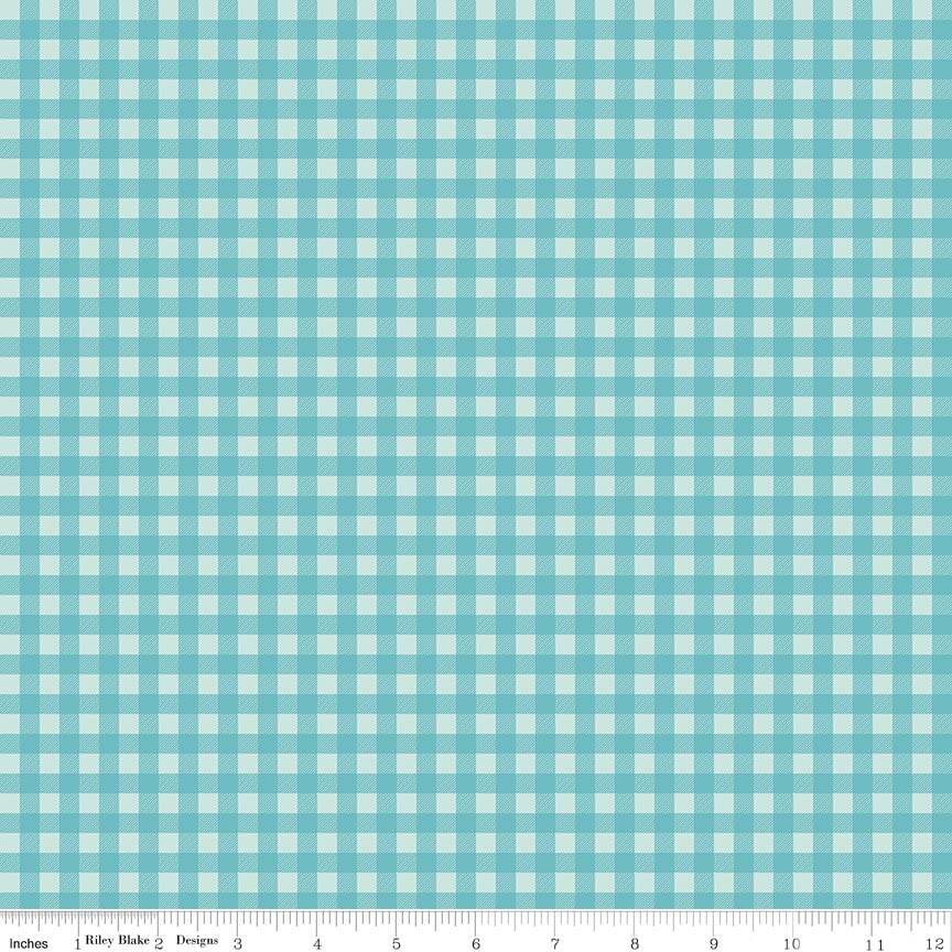 A Perfect Winter Plaid Blue
