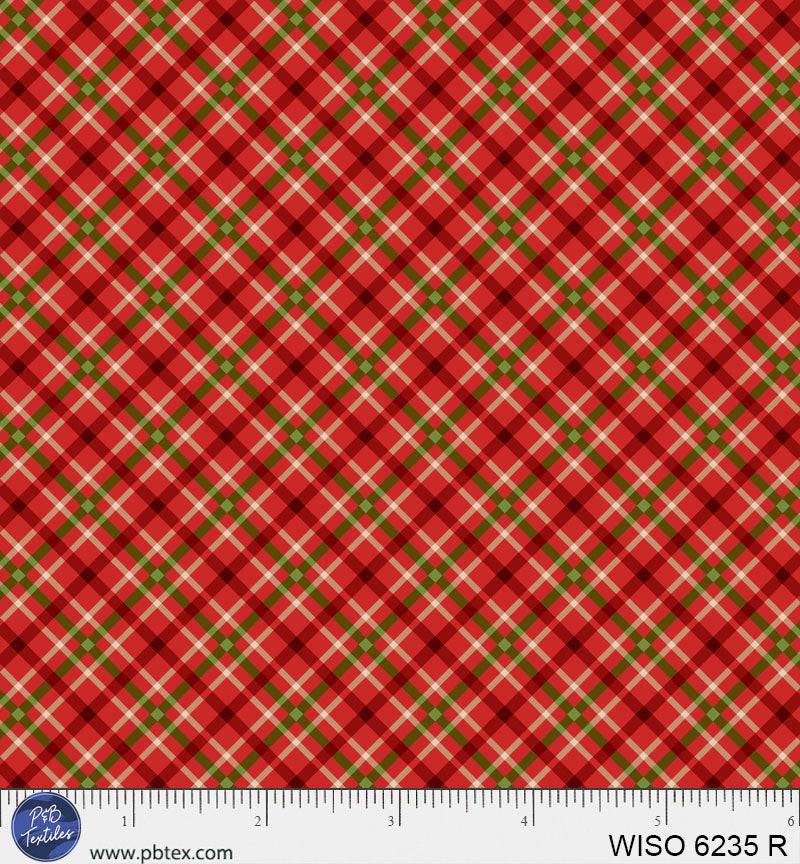 Winter Song Layered Gingham Red