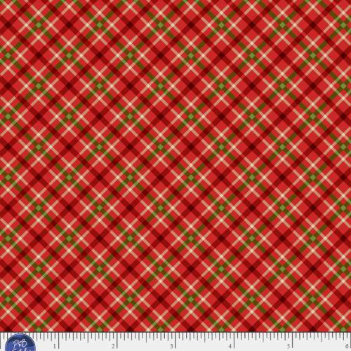 Winter Song Layered Gingham Red