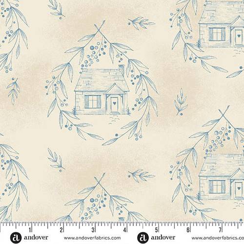 Special Delivery Cozy Cottage Blue Willow