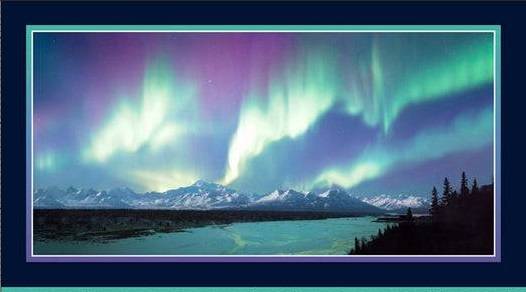 Aurora's Passage River of Light Panel 24" x 44"