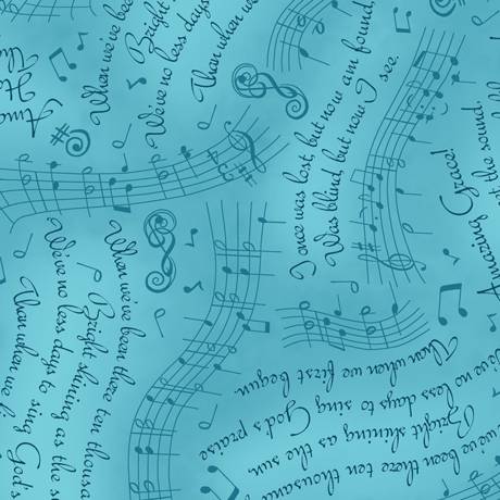 Amazing Grace Lyrics & Music Teal