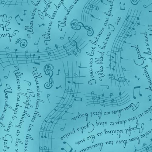 Amazing Grace Lyrics & Music Teal