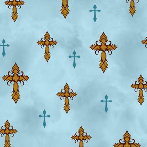 Amazing Grace Crosses Teal