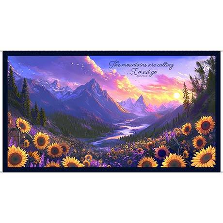 Mountains Are Calling Panel 24"x 44"