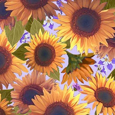 Mountains Are Calling Sunflowers Lilac
