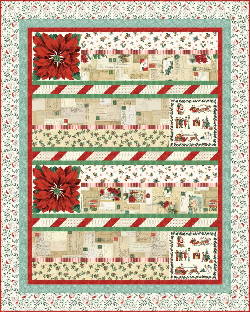 Noel Greetings Quilt - FREE PATTERN DOWNLOAD