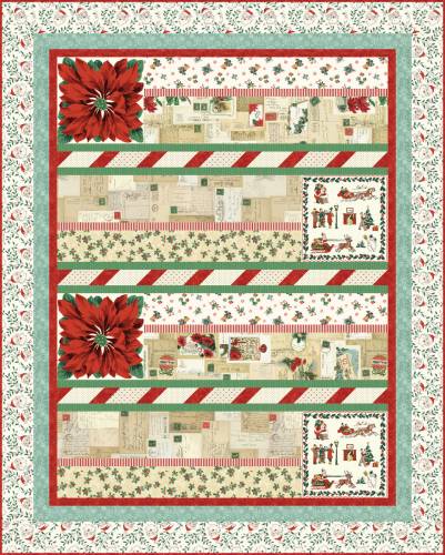 Noel Greetings Quilt - FREE PATTERN DOWNLOAD